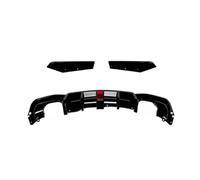 Difusor Trasero De Coche para Serie 3 F30 MT MP 325i 330i 2013-2019 Difusor De Parachoques Trasero con Alerón Y Luz De Freno Difusor Alerón(Bilateral Dual out 1)