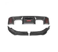 Difusor trasero de fibra de carbono seca genuina estilo AX, envolturas for esquinas traseras, kits de carrocería, piezas de automóvil, compatible con BMW M3, M4, G80 y G82(G80 Rear Diffuser)