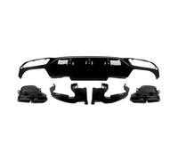 Difusor trasero estilo AMG con salida de escape compatible con Benz Clase E W213 2016-2020