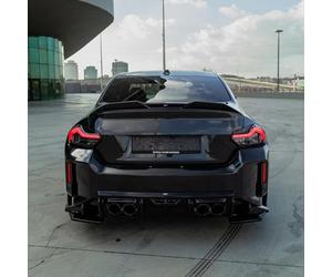 Difusor Trasero Oneway Compatible con BMW M2 G87 Coupe 2023- - Negro Brillante