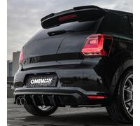 Difusor Trasero Oneway Compatible con Volkswagen Polo 6R GTI 2009-2014 - Negro Brillante