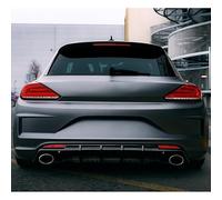 Difusor Trasero Oneway Compatible con Volkswagen Scirocco R Facelift 2014-2017 - Negro Brillante