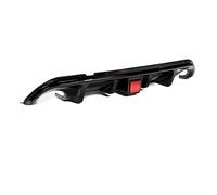 Difusor Trasero para Infiniti Q50 Estándar/para Versión Deportiva 2014-2017, Juego Labios Parachoques Trasero Delantal Protector Alerón Difusor LED difusor de Parachoques(A)