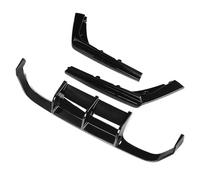 Difusor Trasero para Parachoques De Coche Alerón Divisor Protector De Labios Aspecto Fibra Carbono para F80 M3 F82 F83 M4 2015-2020 FIXCOR(Glossy Black)