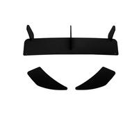 Difusor Trasero para VW para Golf 7 MK7 R R-para Line 2013-2016 para Difusor Parachoques Trasero Divisores Alerones Labio Negro ABS Kit Carrocería difusor de Parachoques