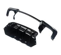 Difusor trasero, parachoques, labio de escape cuádruple, compatible con BMW Serie 5 F10 M5 M Sport F18 2010-2017, accesorios for exterior automóvil
