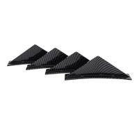 Difusor Trasero Parachoques para Fiat 500 2009-2021, difusor de Labio para Parachoques Trasero Coche, Aletas tiburón, alerón Curvo, Divisor ala, 4(Carbon Fiber)