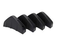 Difusor Trasero Parachoques para Suzuki para Swift RS Parachoques Trasero difusor de Labio Defuzer Aletas tiburón alerón Curvo ala Divisor 4 Piezas(Negro)