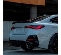 Difusor Trasero unidireccional Compatible con BMW Serie 4 G26 M-Pack/M440i 2021- - Negro Brillante