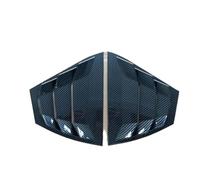 Difusor Trasero Universal para Nissan para Sentra 2020-2023 Decoración Rejilla Trasera Ventana Cubierta Obturador Ventilación Lateral Embellecedor Repuesto(Aspecto de Carbono)