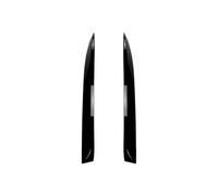 Difusor Trasero Universal para X6 E71 2008-2014 Alerón Lateral Ventana Trasera Divisor 2 Uds Canard ala Negra Brillante Repuesto(Negro Brillante)
