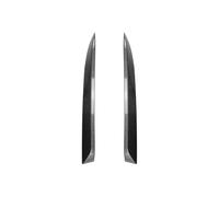 Difusor Trasero Universal para X6 E71 2008-2014 Alerón Lateral Ventana Trasera Divisor 2 Uds Canard ala Negra Brillante Repuesto(Aspecto de Carbono)