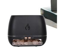 Difusor ultrasónico, humidificador con sal y aceite perfumado - Humidificador de aromaterapia con 7 luces de colores para meditación, yoga, estudio, spa, aficionados, baño, oficina