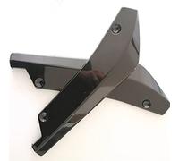 Difusor Universal De Alerón para Parachoques Trasero De Coche ABS para B&MW 1 2 3 4 5 6 7 Series X1 X3 X4 X5 X6 325 328 F30 F35 F10 F18 GT E36 E38 Aleron Delantero de Coche (Color : Negro)