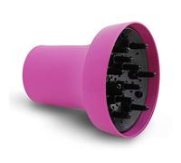 Difusor Universal LIM HAIR COLOR para secador de cabello PROFESIONAL. Adaptable a la mayoría de secadores. Agarre con gomas y resistente a temperatura e impactos. 12 picos (FUCSIA)