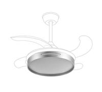 Difusor Ventilador de Niquel: Diseño moderno, ventilación eficiente, ideal para aromatizar espacios y mejorar la calidad del aire.