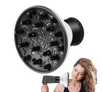 Difusor voluminizador de cabello, herramientas ligeras para rizar, accesorio de secadora ajustable multifuncional, accesorio difusor estilo salón, ayuda a lograr el encrespamiento, y aumenta el
