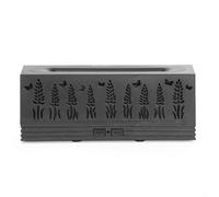 Difusor y humidificador de aromaterapia de 60 ml con elegante diseño de mariposa y luces coloridas ajustables para cualquier configuración (negro)