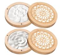 Difusor Yeso para Aceites Esenciales, 2 Piezas Difusor de Yeso, con 2 Piezas Yeso, para El Hogar, Estar Dormitorio, de Baño, SPA, Yoga