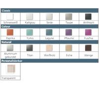 Difusores de aire - Natural - Embellecedor de diseño ColorLINE® - Titanio - A11022173 de Exhausto