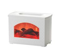 Difusores de Llama, humidificador con difusor de Aire de Llama - Difusor De De Llama Silencioso USB 270 Ml | Difusor de de simulación de Chimenea ultrasónico para Yoga, SPA