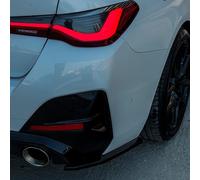 Difusores Laterales Traseros compatibles con BMW Serie 4 G26 M-Pack/M440i 2021- - Negro Brillante