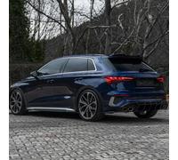 Difusores Laterales Traseros Oneway compatibles con Audi A3 8Y Sportback S3/S-Line 2020-2024 - Negro Brillante