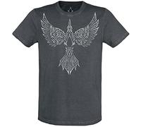 Difuzed Assassin'S Creed Valhalla - Raven Hombre Camiseta Negro L 100% algodón Regular