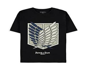 DIFUZED Attack ON Titan - Saison 4 Black - T-Shirt Homme (XL)