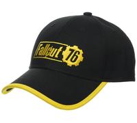 Difuzed Baseball Cap Fallout 76 - Gorra Ajustable con Logo Amarillo, Color Negro, Talla única, Unisex Adulto