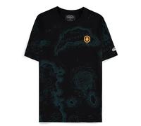 DIFUZED Camiseta de Manga Corta Marca Modelo Camiseta Azeroth Map World of Warcraft