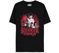 DIFUZED Camiseta de Manga Corta Marca Modelo Camiseta Group Stranger Things