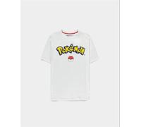 DIFUZED- Camiseta Oversized Logo Core Pokemon Does Not Apply Accesorios, Color Blanco, M (TS527300POK-M)