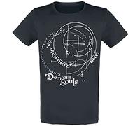 Difuzed Demon'S Souls - Circles - Camiseta de Manga Corta para Hombre Negro
