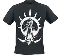 Difuzed Diablo 4 - Rogue Hombre Camiseta Negro L 100% algodón Regular