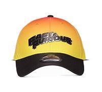 Difuzed Fast & Furious Logo Adjustable Baseball Cap Gorra de bisbol, Amarillo, Talla única Unisex Adulto