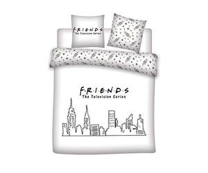 Difuzed Funda de almohada Queen 240 x 220 cm Friends Gabby's Dollhouse Microfibra 300 TC Reversible 3 piezas Blanco