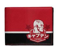 Difuzed MW271802MVL Marvel Capitán América - Cartera Plegable, Color Rojo y Negro