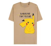 Difuzed Pokemon Pikachu Graphic Logo T Shirt Size S Beige (Importación USA)