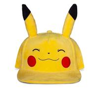 Difuzed Pokemon Smiling Pikachu Novelty Gorra de béisbol, talla única, amarillo, Talla única