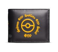 Difuzed Pokémon Umbreon - Cartera Bifold Wallet, negro y amarillo, Negro y amarillo.