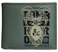 Difuzed Unisex Niños Dungeons & Dragons-Bifold Wallet Billetera Monedero, Verde, verde, Estándar