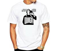 Dig Brian Jonestown Massacre & Dandy Warhols T Shirt tee Many Colors Gift New Round Neck tee Shirt White(XX-Large)