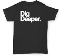 Dig Deeper Vinyl Madlib Soul Funk Ska Rare T-Shirt Mens Black Tees Unisex Shirt(XX-Large)