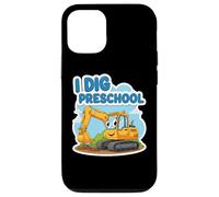 Dig Excavadora Preescolar De Dibujos Animados De Regreso A Los Niños Carcasa para iPhone 12/12 Pro