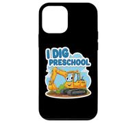 Dig Excavadora Preescolar De Dibujos Animados De Regreso A Los Niños Carcasa para iPhone 12 Mini