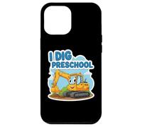 Dig Excavadora Preescolar De Dibujos Animados De Regreso A Los Niños Carcasa para iPhone 12 Pro MAX