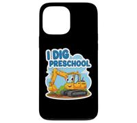 Dig Excavadora Preescolar De Dibujos Animados De Regreso A Los Niños Carcasa para iPhone 13 Pro MAX