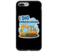 Dig Excavadora Preescolar De Dibujos Animados De Regreso A Los Niños Carcasa para iPhone 7 Plus/8 Plus