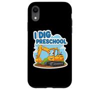 Dig Excavadora Preescolar De Dibujos Animados De Regreso A Los Niños Carcasa para iPhone XR